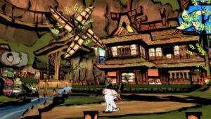 Okami gameplay