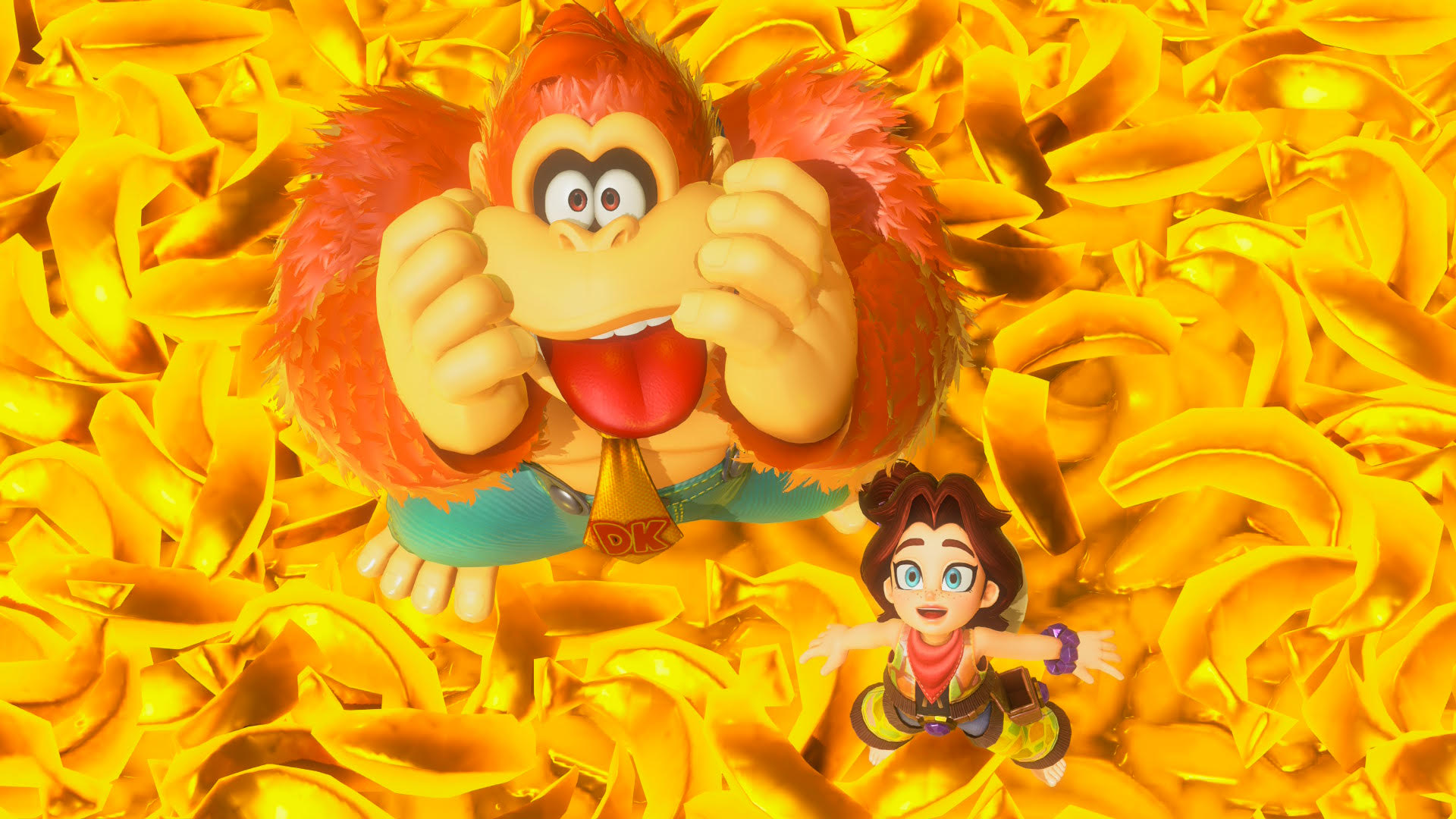 Donkey kong bananza gameplay