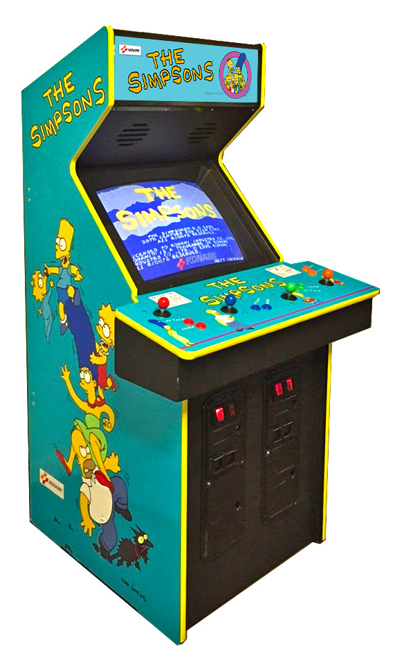Simpsons arcade cabinet
